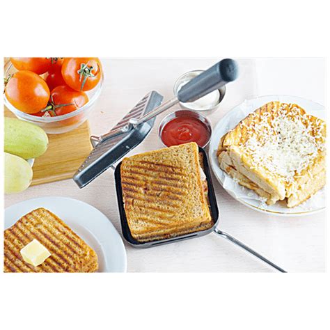Buy Omega Non-Stick Grill Sandwich Toaster for Gas Stove| Black Online ...