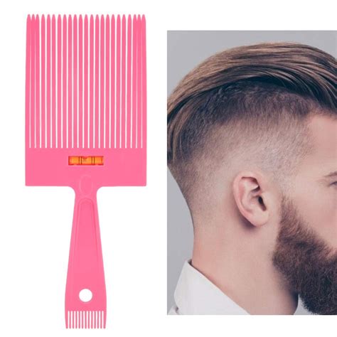 Buy Flat Top Guide Comb for Men,Barber Flat Top Comb,Dual-Ended Hair ...