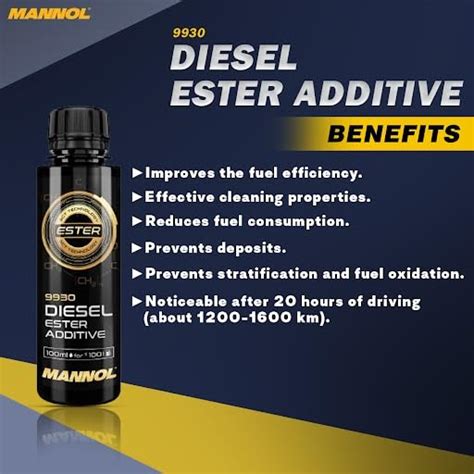 MANNOL 9930 Diesel Ester Additive (100ml) – Lubrycant