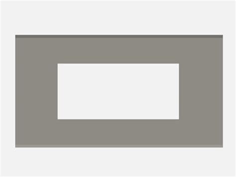 Norisys cube Series 6 Module Switch Cover Plate - 6 module Quartz Gray ...