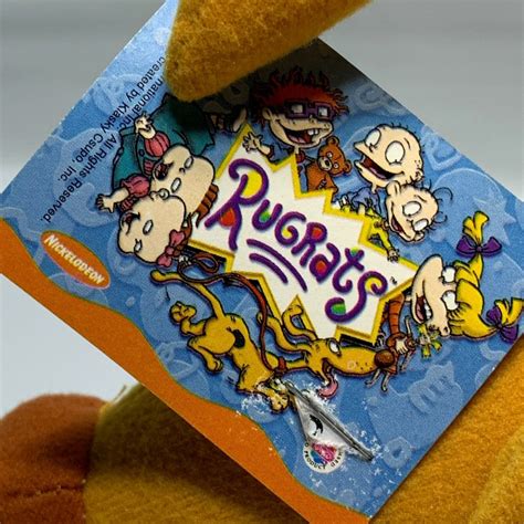 Nickelodeon Rugrats Spike the Dog Plush Posable Ears Tail Plushie ...
