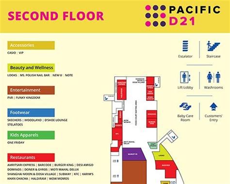 Floor Plan - Pacific D21 Mall, Dwarka | Best Mall in Dwarka