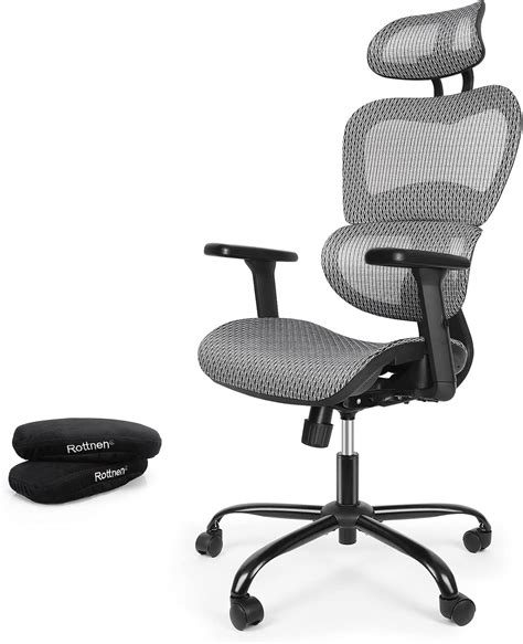 ErgoRo Ergonomic Office Chair-Rolling Desk Chair India | Ubuy