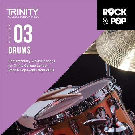 Buy Trinity College London Rock & Pop 2018 Drums Grade 3 CD Only ...