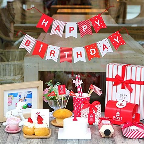 Party Land BIRTHDAY BANNER Happy Bithday Banner / Birthday Flag / Happy ...