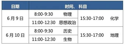 今年浙江高考时间是几月几号,2020年浙江高考具体科目时间安排