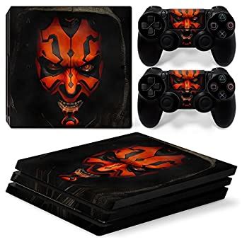 New World MAN WITH ORANGE MASK Theme Design skin sticker for PS4 PRO ...