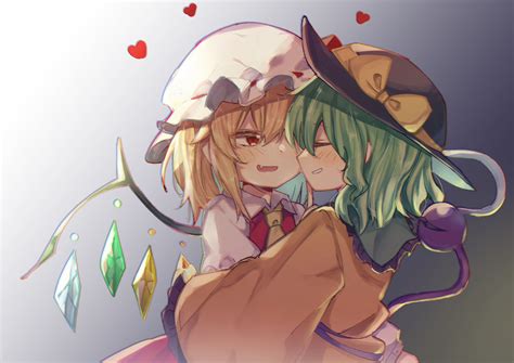 flandre scarlet and komeiji koishi (touhou) drawn by kutabiretainu ...