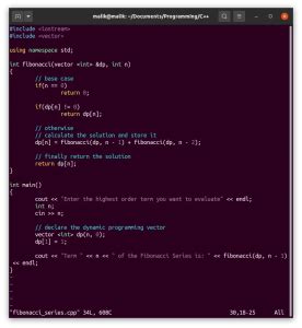 Image result for Fibonacci Series Using Dynamic Programming in Python