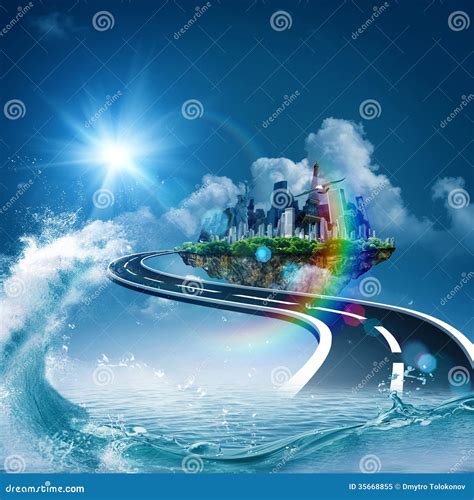 Camino al cielo imagen de archivo. Imagen de idea, negocios - 35668855