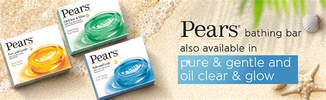 Buy Pears Soft & Fresh Bathing Soap Bar 125 g (Pack of 6) With Glycerin ...