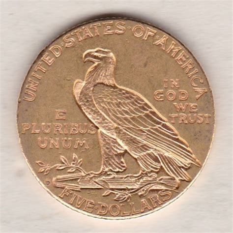 1909 D USA Five Dollars Gold Coin | Dorset Coin Company