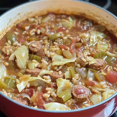 Cajun Cabbage Jambalaya Delight