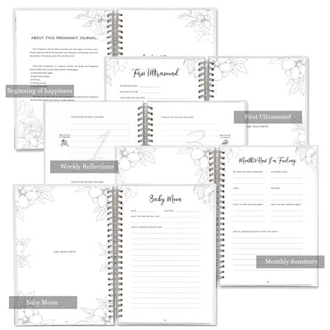 Buy Pregnancy Journal Memory Book with Stickers,Pregnancy Book for Mom ...