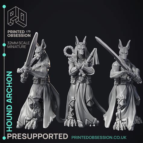 3D file Hound Archon - Heaven hath no fury - PRESUPPORTED - Illustrated ...