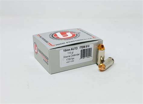 Underwood 380 Auto Ammunition 68 Grain Xtreme Defender UW638 20 Rounds
