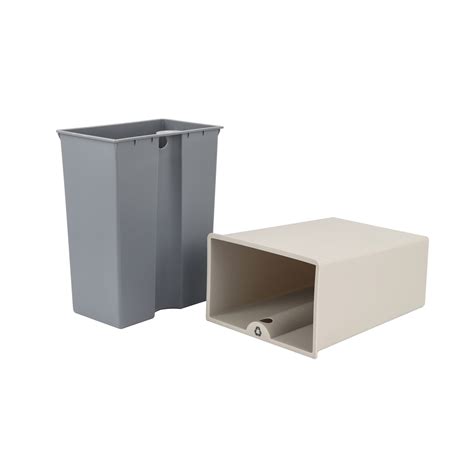 7L+7L Rectangle Trash can with 2 Plastic Inner Bin for hotel from China ...