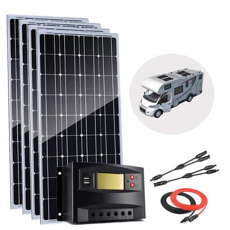 Giosolar 480 Watts 12 Volts Monocrystalline Solar Panel Kit Off ...