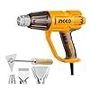 INGCO Heat Gun, 2000W Heavy Duty Hot Air Gun Heat Gun with Overload ...