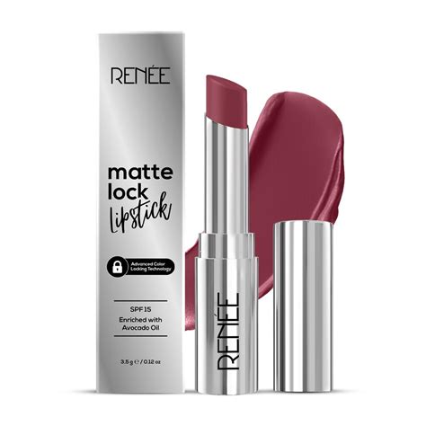 Buy RENEE Matte Lock Lipstick - Pop, Moisturizing, Long Lasting ...
