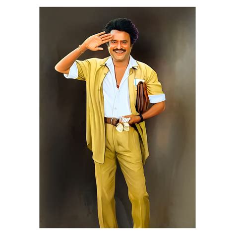 Rajinikanth Wall Poster Sticker - Superstar rajinikanth Wall Poster ...