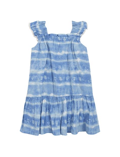 Buy Pure Cotton Tie Dye Dress (2-7 Yrs) at Marks & Spencer