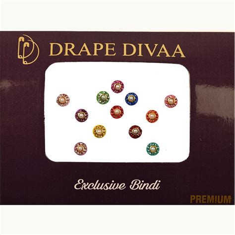 Buy Latest Design Stone Bindi - DD-TI-1185 | Drape Divaa