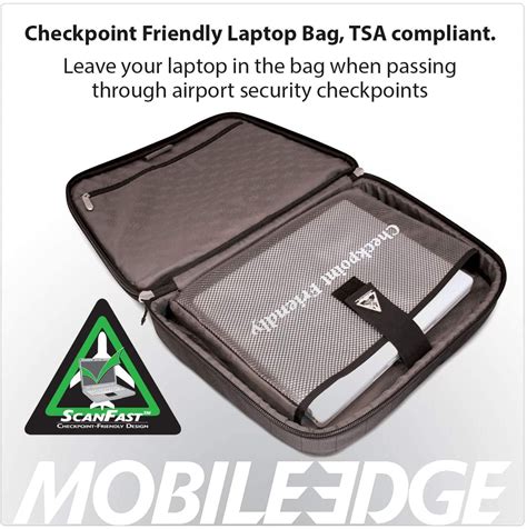 Buy Mobile Edge 16 Inch ScanFast Onyx Briefcase - Black Online at ...