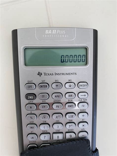 Using BA 2 Plus Calculator 的图像结果