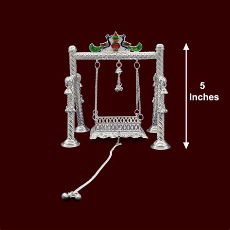 Thakur ji Ka Palna Jhula in Sterling Silver buy online
