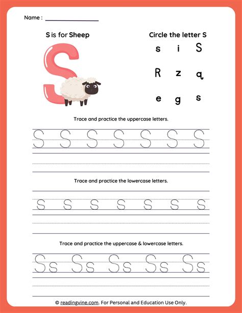 Letter s Worksheets - Worksheets Library