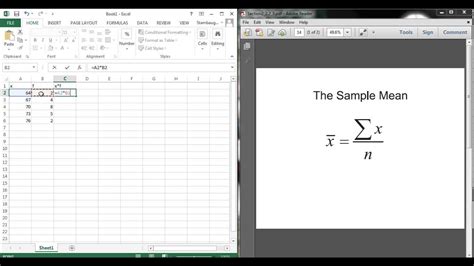 How Find the Mean of a Frequency Table Using Excel 的图像结果