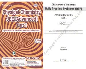 Cengage Physical Chemistry For Jee (Advanced) Part--1 (3rd Edition) Set ...