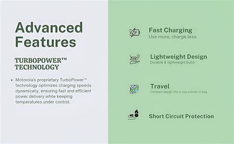 Motorola Original 68W Turbo Fast Charger with Type C Cable | 68w ...