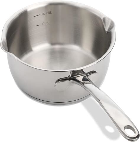 Amazon.com: 1.5 Quart Stainless Steel Saucepan With Pour Spout ...