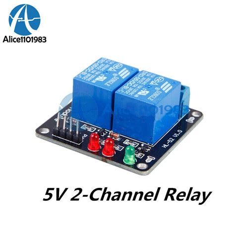 DC 5V Indicator Light LED Two 2-Channel Relay Module Arduino ARM PIC A