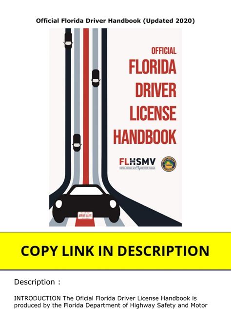 ‹download› free (pdf) Official Florida Driver Handbook (Updated 2020)