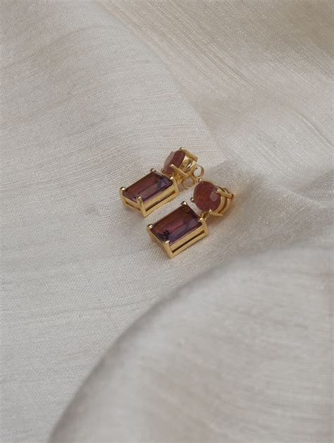 Diya Drop Earrings - Rose – Manan