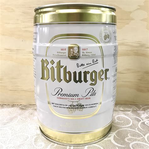 Bitburger Premium Pils Keg 5 Liter [beer lager Germany] - $31.99 : Rio ...