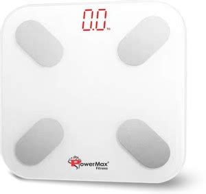 Powermax Fitness BCA-150 Smart Bluetooth Body Fat Scale Weighing Scale ...