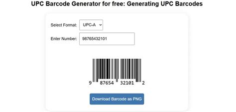 UPC Code Generator 的图像结果