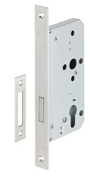 Mortice deadlock, for hinged doors, Startec, profile cylinder, backset ...