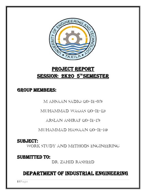 Image result for Work Study Report