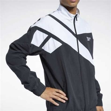 Reebok Jackets Clearance Sale India - Black Mens Classics Vector Track ...