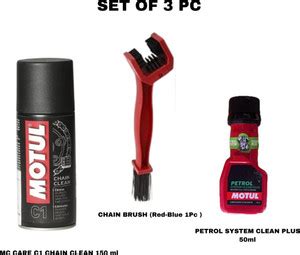 MOTUL MC CARE C1 PETROL SYSTEM CLEAN PLUS CHAIN CLEAN & PETROL SYSTEM ...