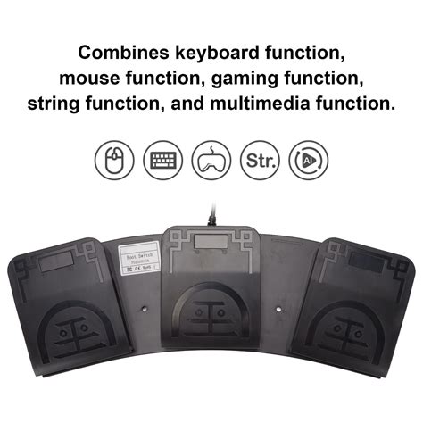 GetUSCart- USB Foot Switch,3 Key PC USB Triple Foot Switch Pedal,Three ...