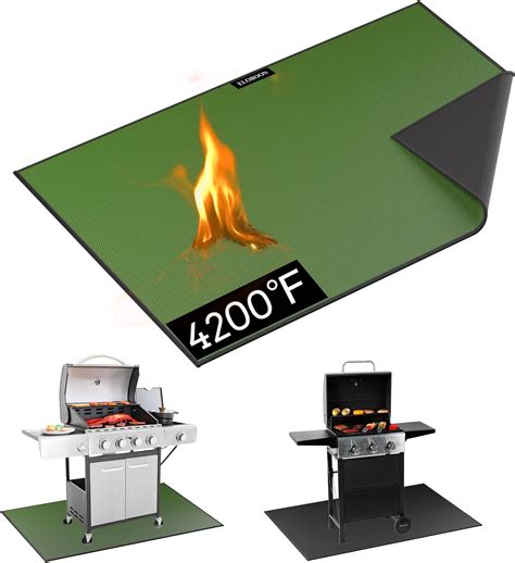 Amazon.com: Techstarry 65 x 40 inch Heavy Duty Large Under Grill Mats ...