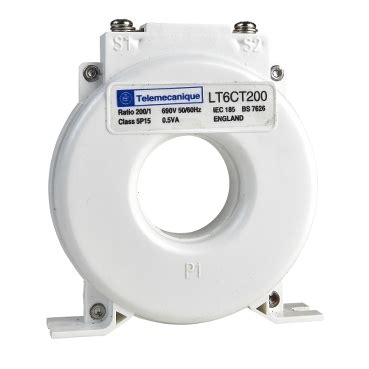 LT6CT2001 - current transformer TeSys T LT6CT - 200/1 A - accuracy ...