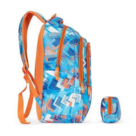 Buy Combo: THE CLOWNFISH School Backpack with Pencil Pouch | 30L | Blue ...