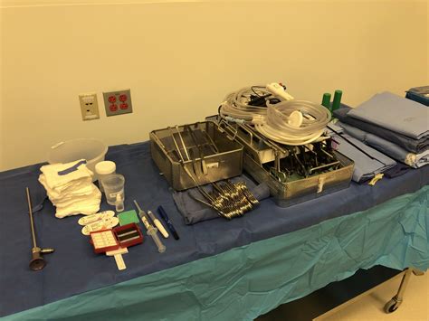 Laparoscopic Hernia Repair mayo stand and back table setup – CSTSetup